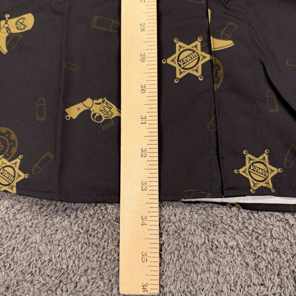 Dixxon Flannel V Twin 1876 Shirt Men 3XL XXXL Black Limited Edition Western - Picture 7 of 11